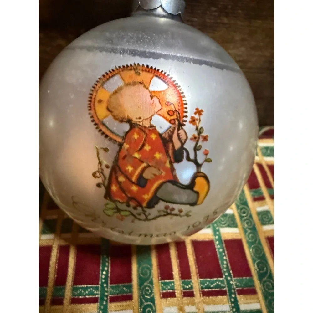 Vintage Sister Berta Hummel Christmas Ornaments 1975 1977 1978 Schmid Set of 3